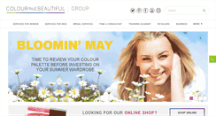 Desktop Screenshot of colourmebeautiful.co.uk