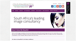 Desktop Screenshot of colourmebeautiful.co.za